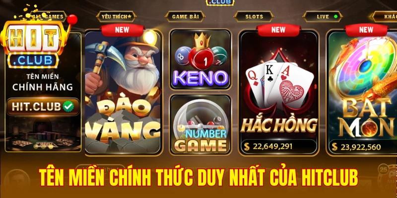Tên miền chính thức duy nhất của Hitclub